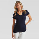 FRUIT OF THE LOOM - 0613980 ladies valueweight v-neck t-1