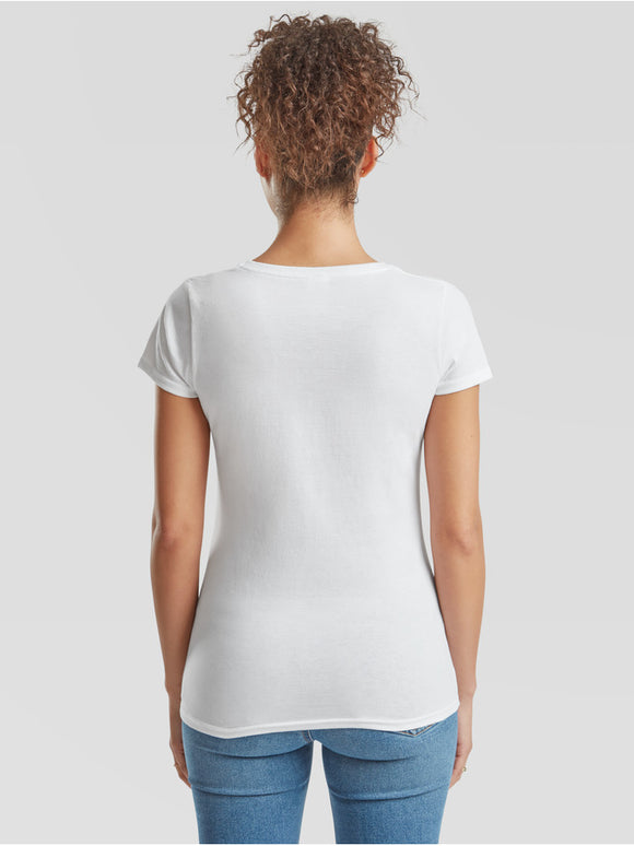 FRUIT OF THE LOOM - 0613980 ladies valueweight v-neck t