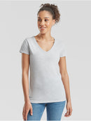 FRUIT OF THE LOOM - 0613980 ladies valueweight v-neck t-3