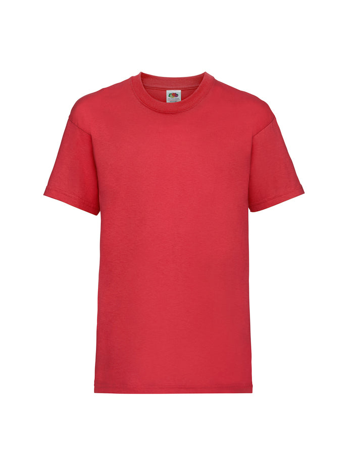 Compra rosso-red FRUIT OF THE LOOM - 0610330 kids valueweight t