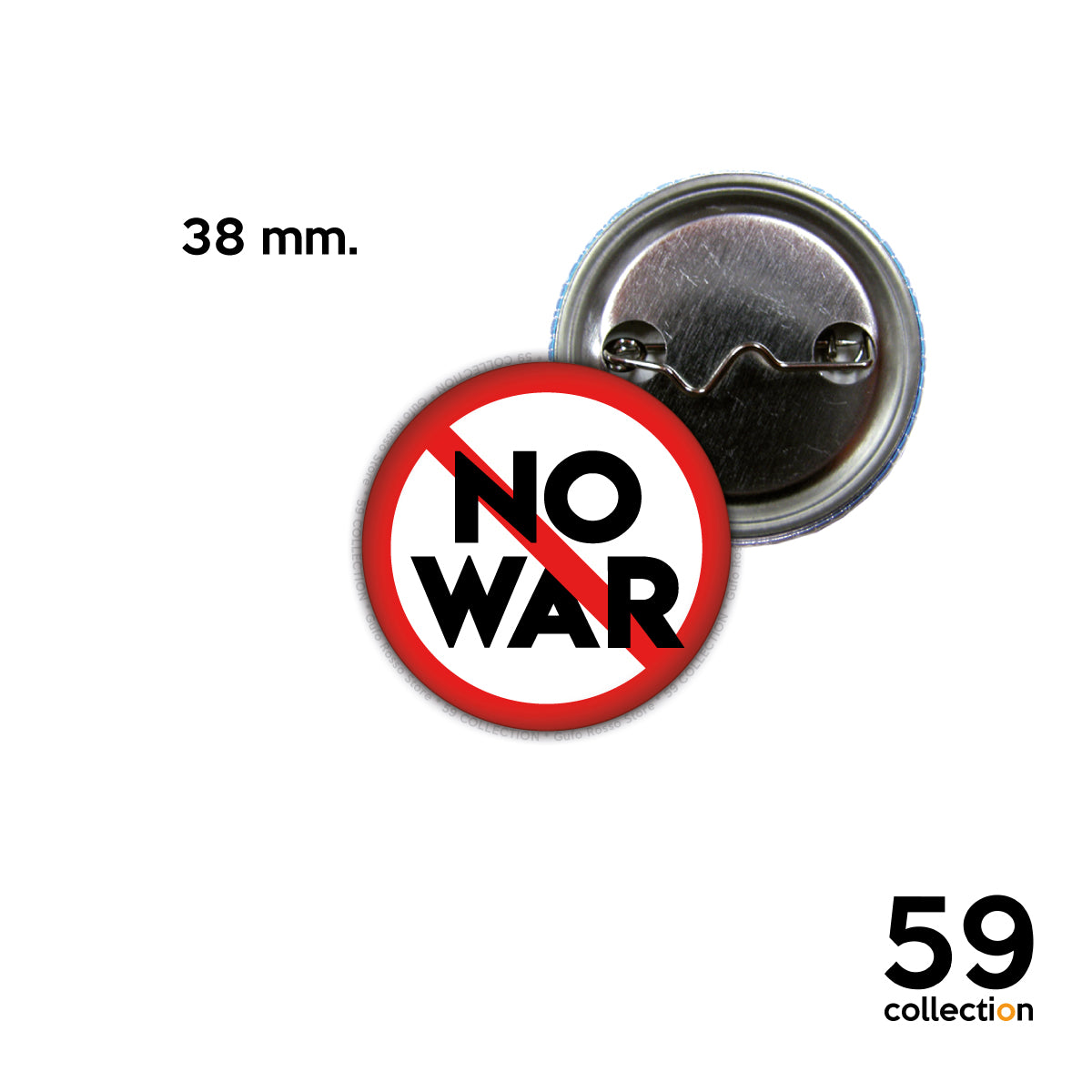 59 COLLECTION pins, spilla, spilletta - Bandiera PACE no war