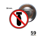 59 COLLECTION pins, spilla, spilletta - Bandiera PACE no bomb-1