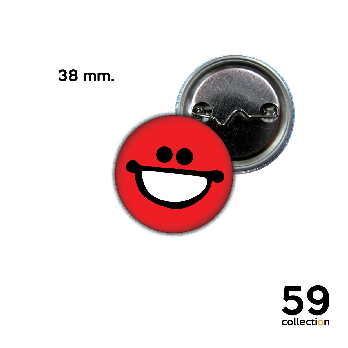 59 COLLECTION pins, spilla, spilletta - SMILE