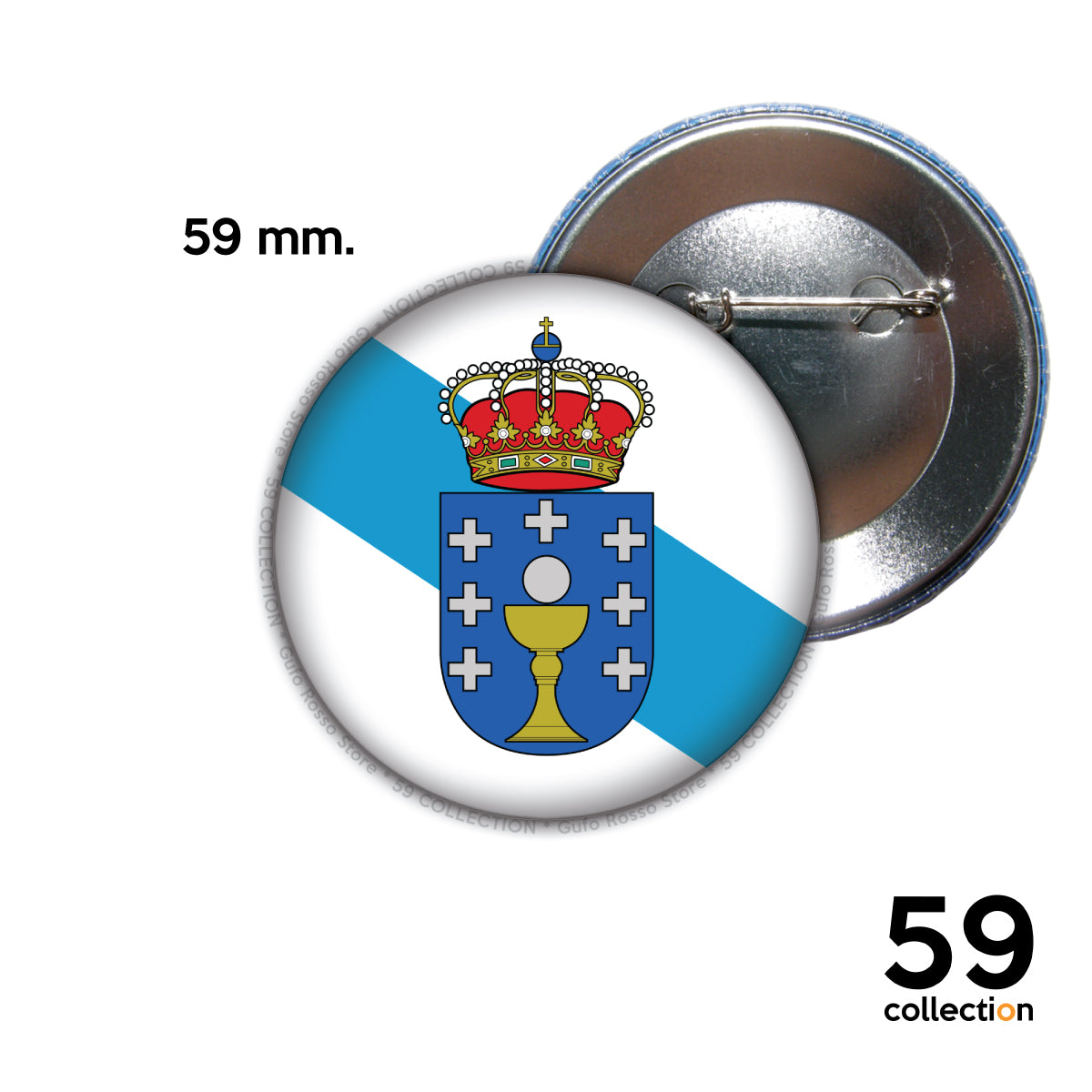 59 COLLECTION pins, spilla, spilletta -  Bandiera GALIZIA