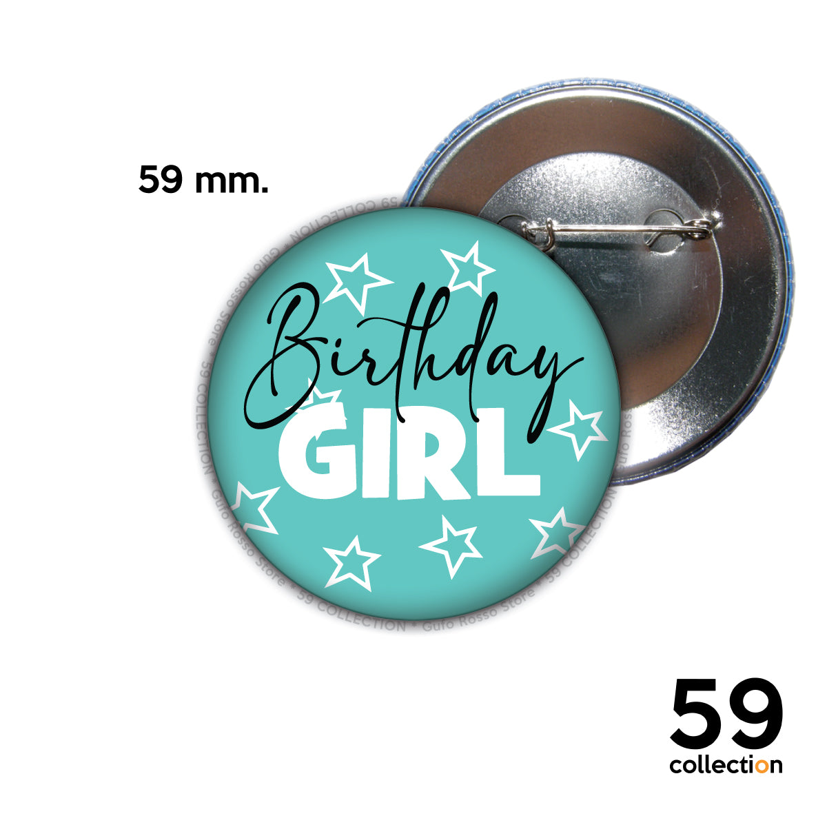 59 COLLECTION pins, spilla, spilletta - Birthday GIRL - 0