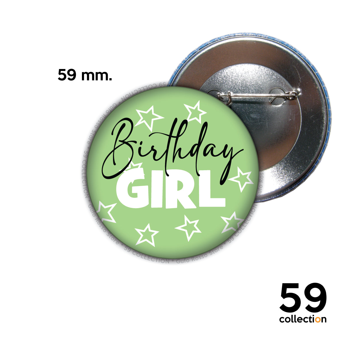 59 COLLECTION pins, spilla, spilletta - Birthday GIRL