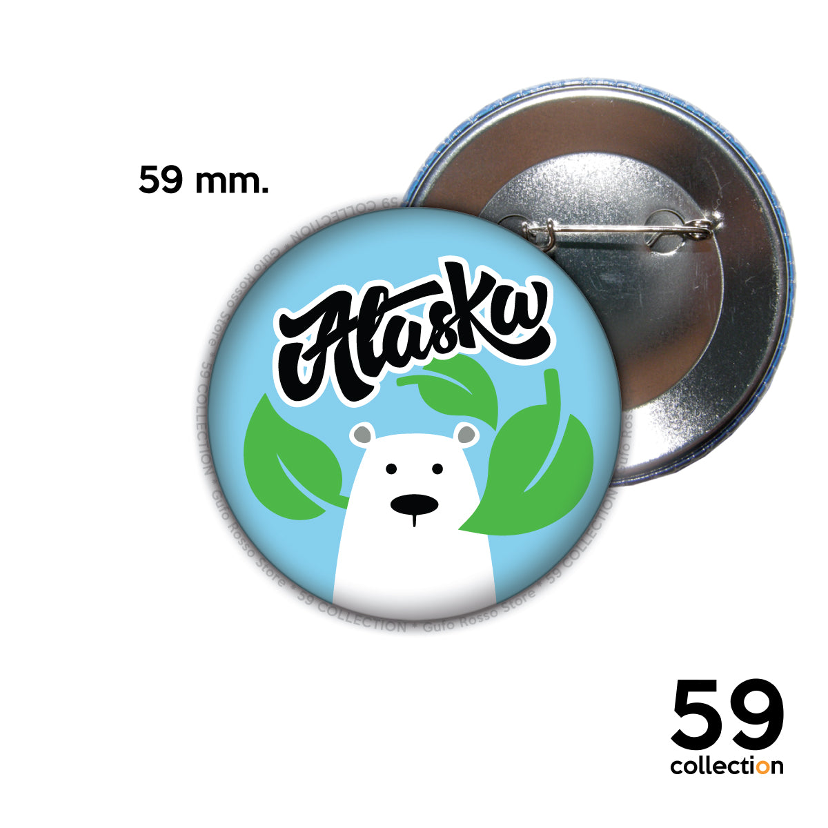 59 COLLECTION pins, spilla, spilletta - Alaska I LOVE NATURE - 0