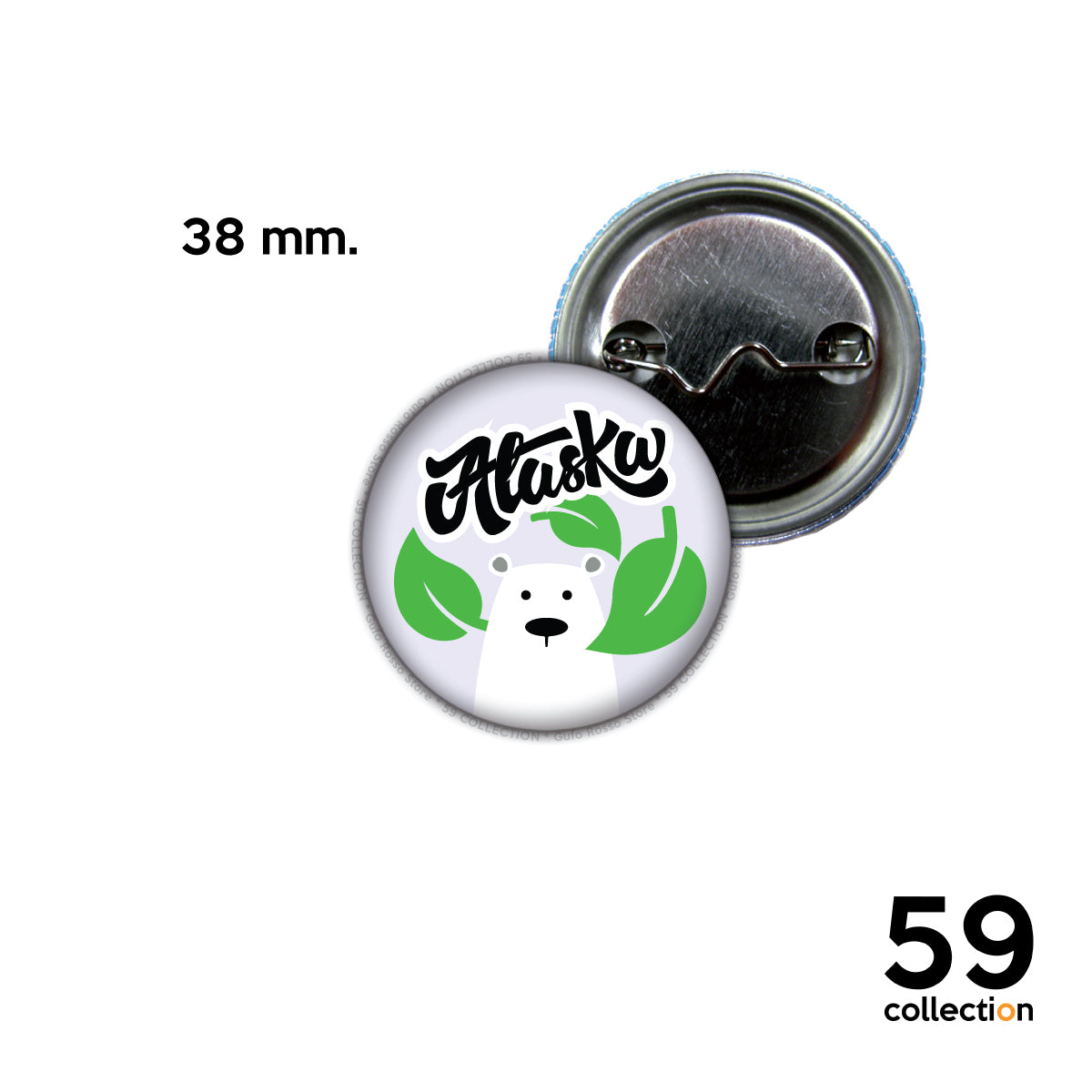 59 COLLECTION pins, spilla, spilletta - Alaska I LOVE NATURE