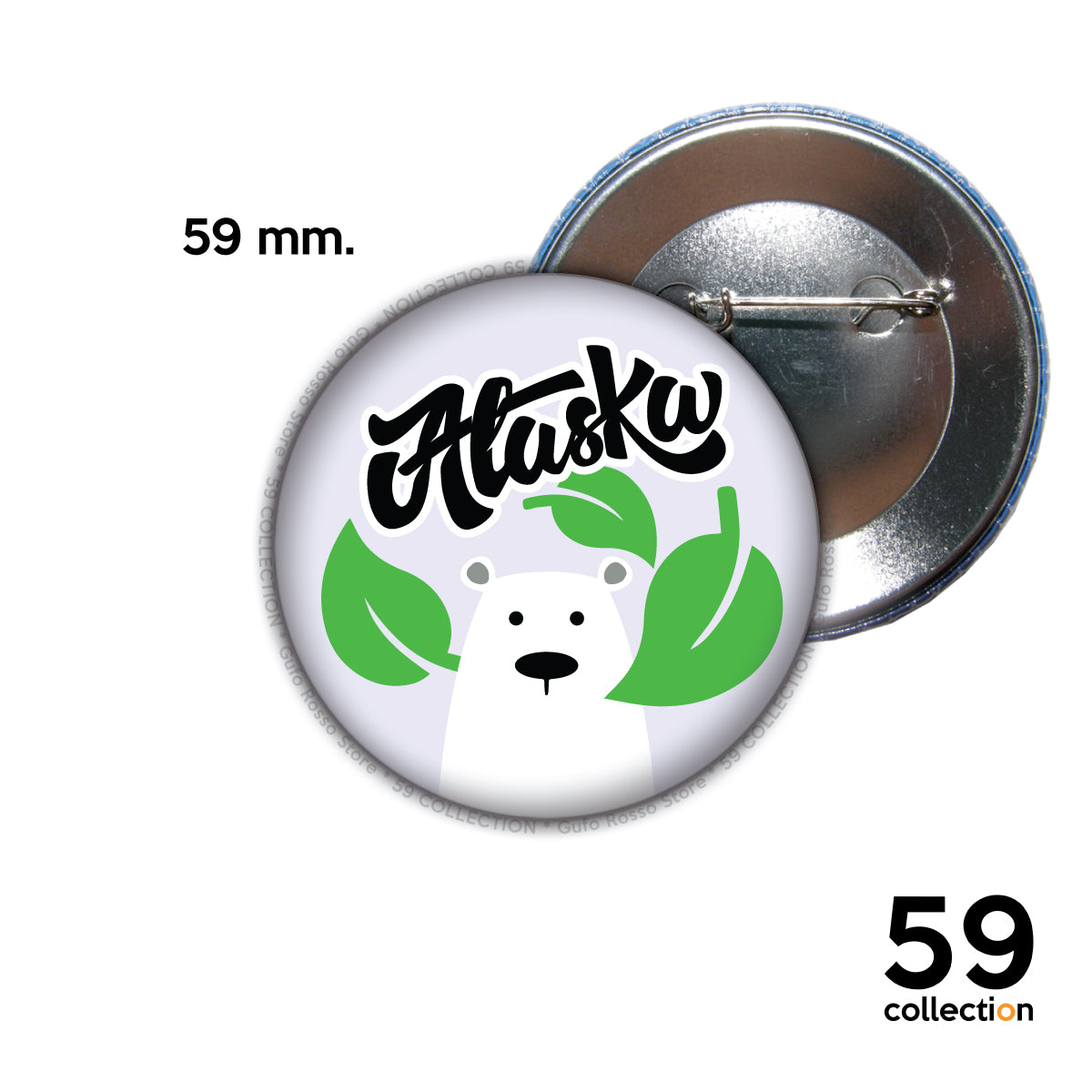 59 COLLECTION pins, spilla, spilletta - Alaska I LOVE NATURE