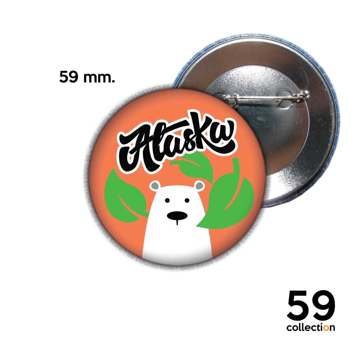 59 COLLECTION pins, spilla, spilletta - Alaska I LOVE NATURE