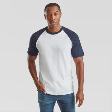 FRUIT OF THE LOOM - 0610260 valueweight short sleeve baseball t