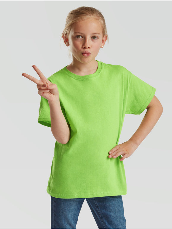 FRUIT OF THE LOOM - 0610330 kids valueweight t