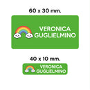 GUFO ROSSO - etichette oggetti scuola ARCY l'arcobaleno-8