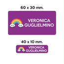 GUFO ROSSO - etichette oggetti scuola ARCY l'arcobaleno-9