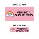 GUFO ROSSO - etichette oggetti scuola ARCY l'arcobaleno-6
