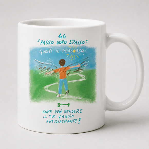 In Arte ROGER - Tazza "PASSO DOPO PASSO"