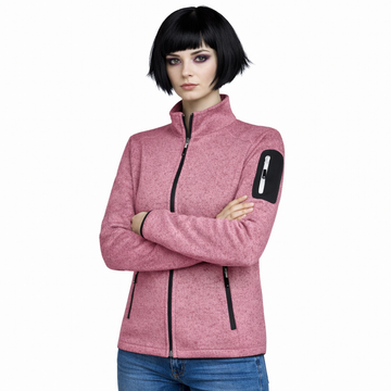 DAIBER - JN761 knitted fleece jacket - 0