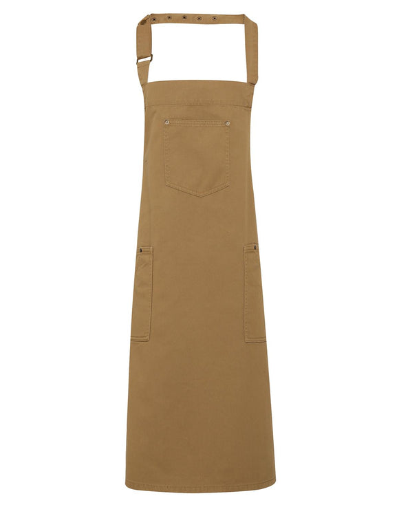 PREMIER - PR132 cotton chino bib apron