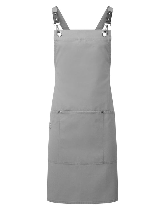 PREMIER - PR182 clip & clasp' cross-back bib apron