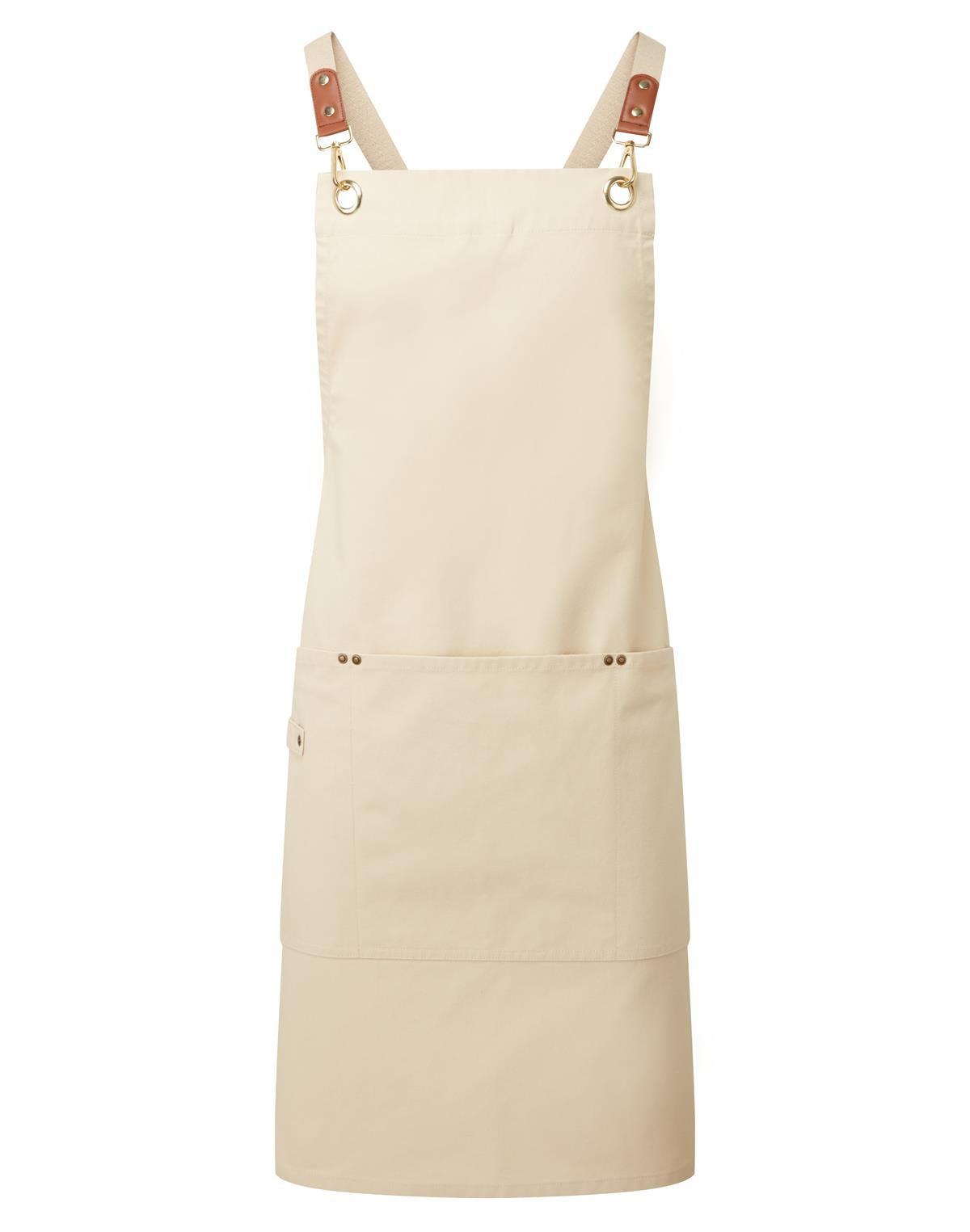 PREMIER - PR182 clip & clasp' cross-back bib apron