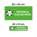 GUFO ROSSO - etichette oggetti scuola ROLLY il pallone da calcio-8