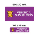 BARRIERA'S Stickers - set etichette personalizzabili scuola TIGRO il Tigrotto-10