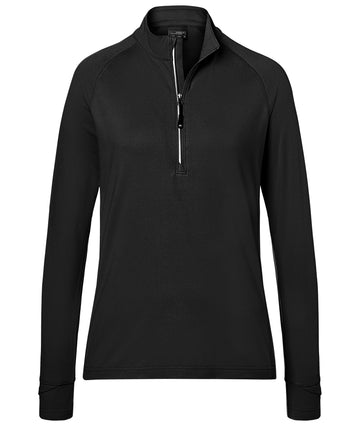 Compra nero-black DAIBER - JN787 ladies' sports shirt halfzip