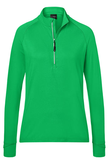 Compra verde-fern-green DAIBER - JN787 ladies' sports shirt halfzip