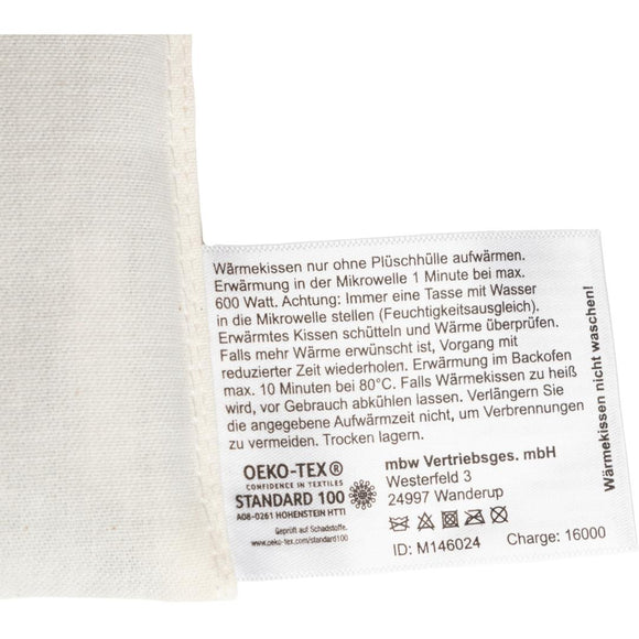 MBW - M146024 OEKO-TEX® rape seed heat cushion