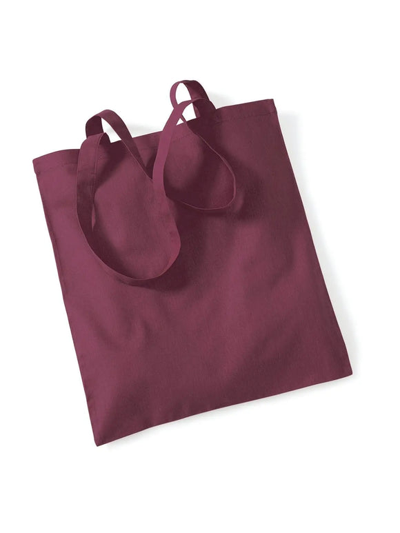 WESTFORD MILL W101 BAG FOR LIFE - LONG HANDLES - BORDEAUX - Burgundy