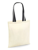 WESTFORD MILL W101C BAG FOR LIFE - CONTRAST HANDLES - NATURALE - Natural/Black
