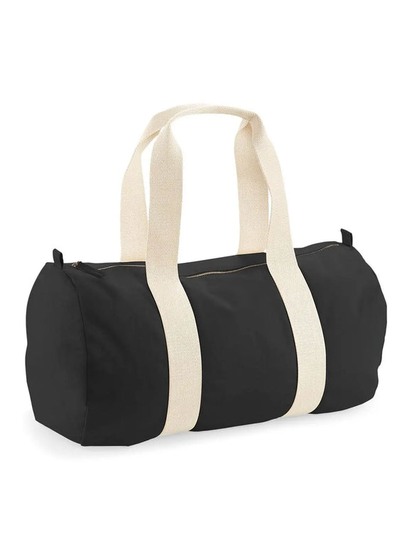 WESTFORD MILL W814 earthaware organic barrel bag - NERO - Black