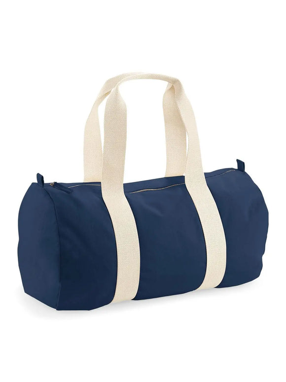 WESTFORD MILL W814 earthaware organic barrel bag - BLU - French Navy