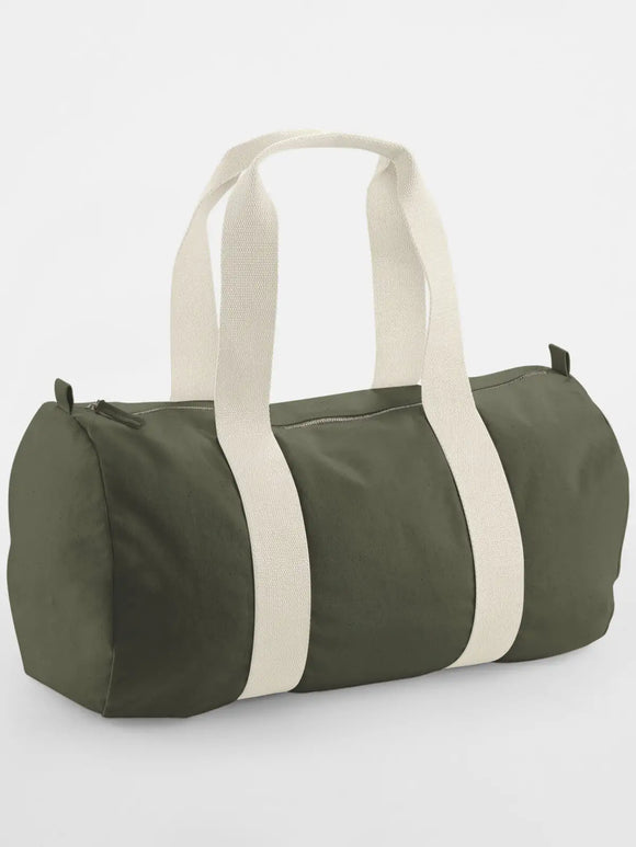 WESTFORD MILL W814 earthaware organic barrel bag - VERDE - Olive Green