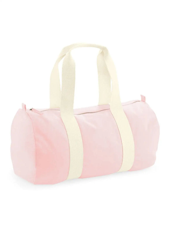 WESTFORD MILL W814 earthaware organic barrel bag - ROSA - Pastel Pink