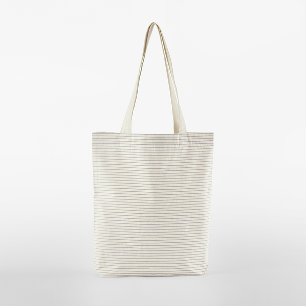 WESTFORD MILL - W251 striped organic cotton tote