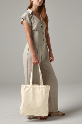 WESTFORD MILL - W821 earthaware organic spring tote - 0