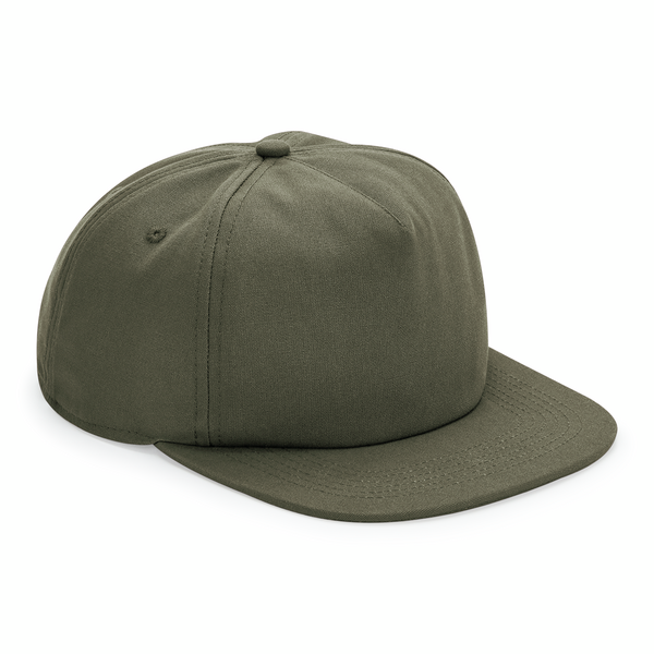 Compra verde-olive-green BEECHFIELD - B64N organic cotton unstructured 5 panel cap