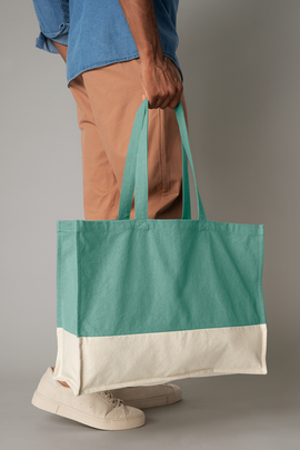 WESTFORD MILL - W858 earthaware organic contrast shopper