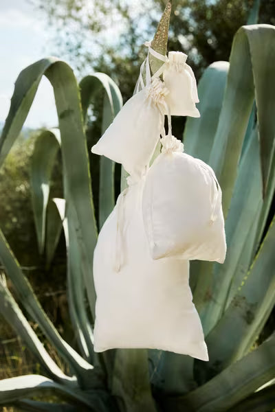 WESTFORD MILL - W118 organic cotton draw cord bag