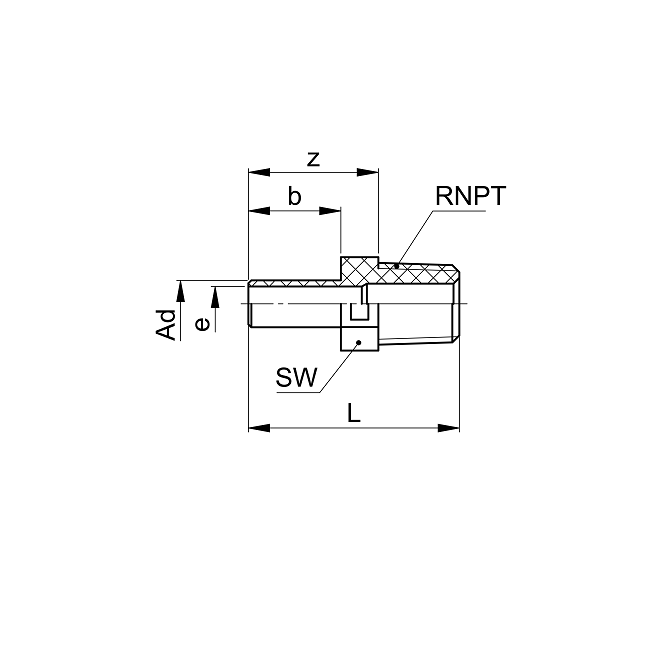 SERTO - SO 21600 NPT nippolo maschio orientabile - 0
