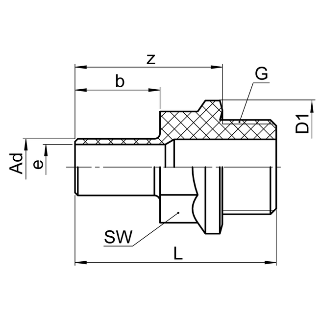 SERTO - SO 21624 nippolo maschio orientabile - 0