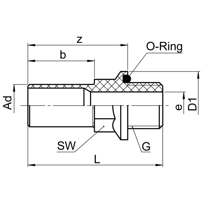 SERTO - SO 31624 OR nipplo maschio orientabile - 0