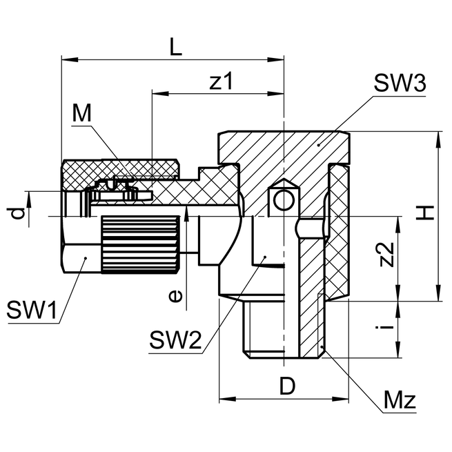 SERTO - SO 32821 METR raccordo girevole METR - 0